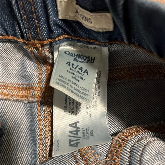 Toddler Girls Jeans Set - Blue and Dark Blue - Picture 2 of 4